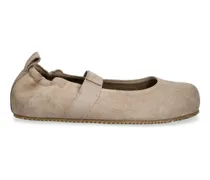 Molly suede ballet flats - Nude