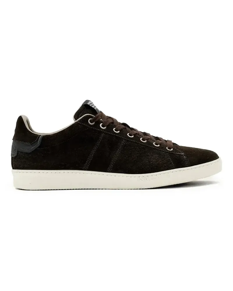 AllSaints Leon suede lace-up sneakers - Braun Braun