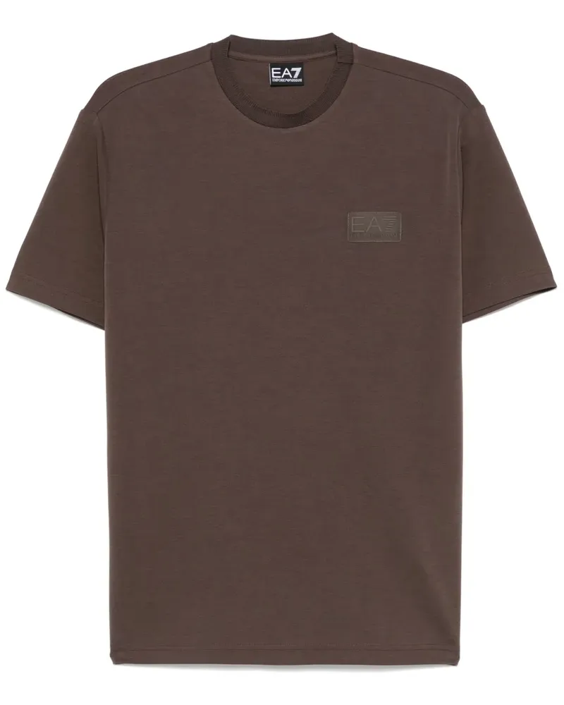 EA7 Lux Identity T-Shirt - Braun Braun