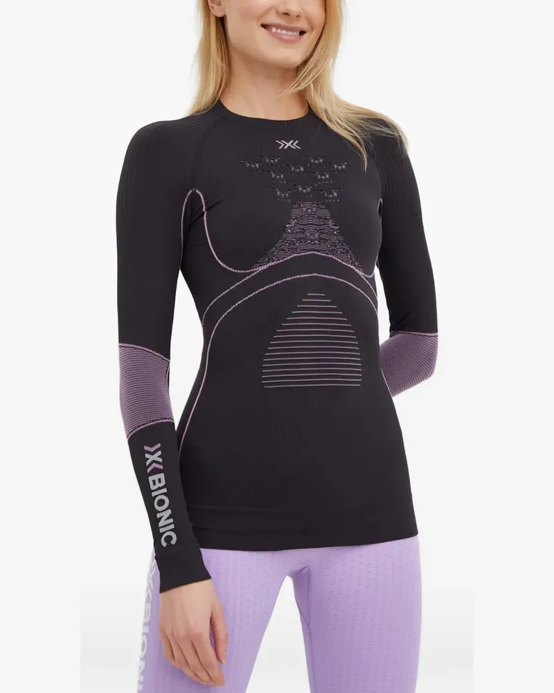 X-Bionic Energy Accumulator 4.0 Langarmshirt - Schwarz Schwarz