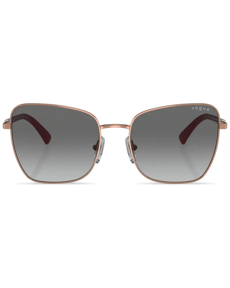 Vogue Brille mit Oversized-Gestell - Gold Gold