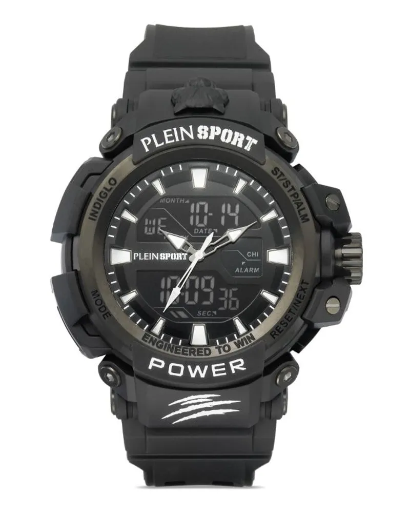 Philipp Plein Combat Power 43mm - Schwarz Schwarz