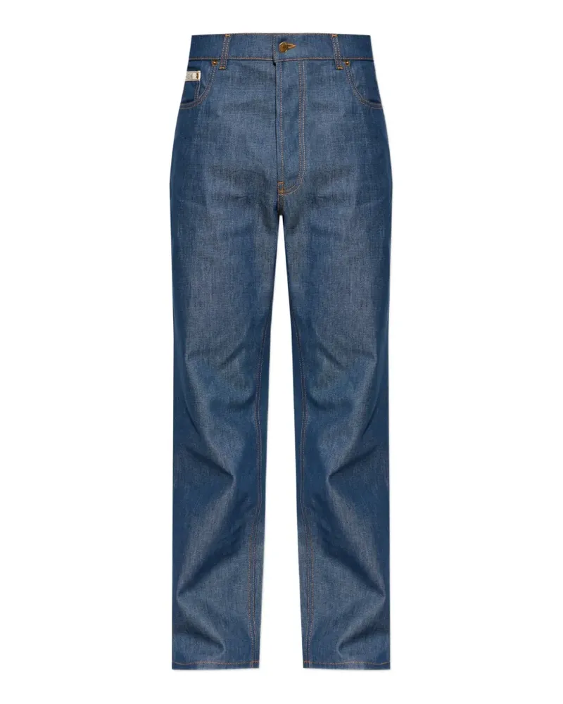 Moschino tapered-leg jeans - Blau Blau