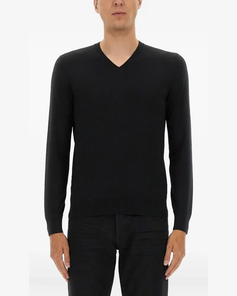 Tom Ford V-neck T-shirt - Schwarz Schwarz