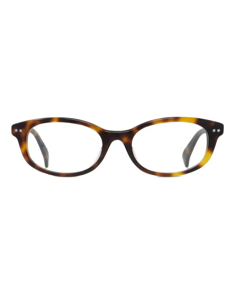Kenzo Brille mit ovalem Gestell - Braun Braun