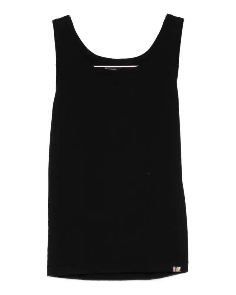 extreme cashmere Nº453 Claudia scoop-neck tank top - Schwarz Schwarz