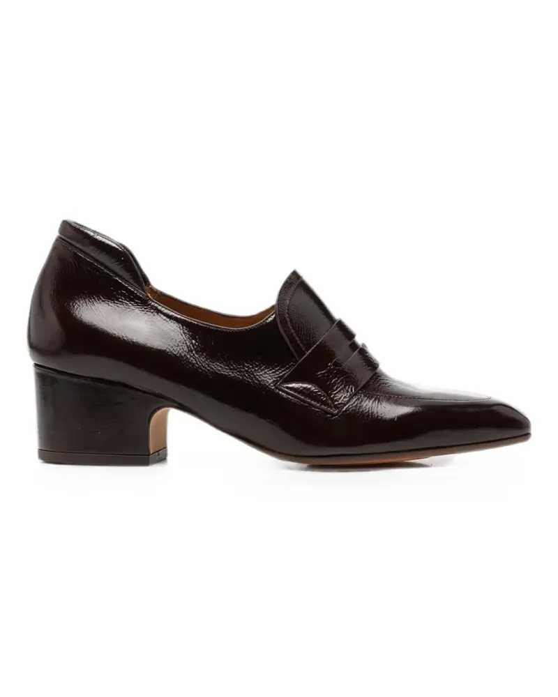 Chie Mihara Curintia patent-finish block-heel heeled pumps - Rot Rot
