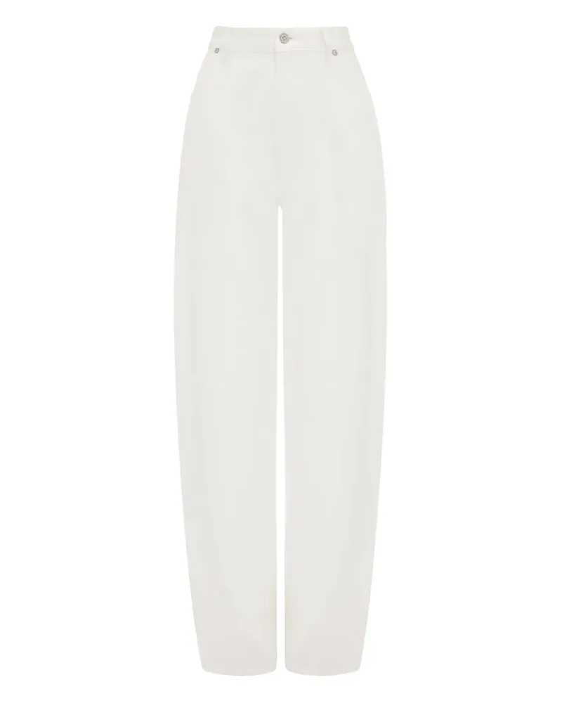 Victoria Beckham Geknotete Jeans - Weiß Weiß