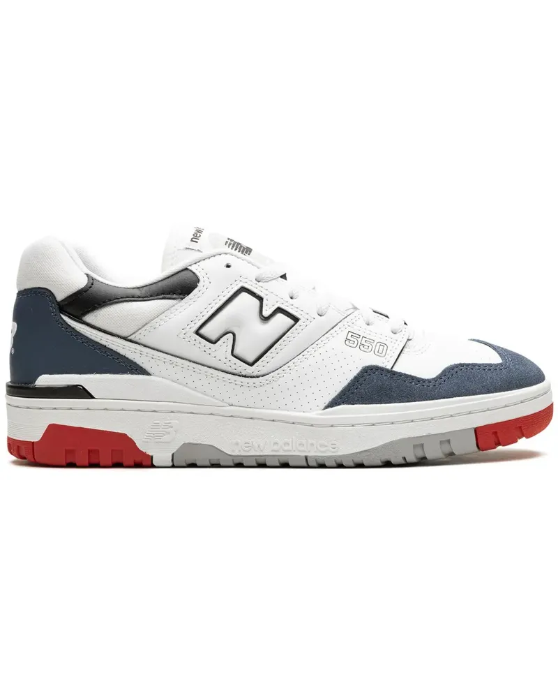 New Balance 550 "White/Navy/Red" - Weiß Weiß