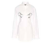 Hemd mit Print - Weiß