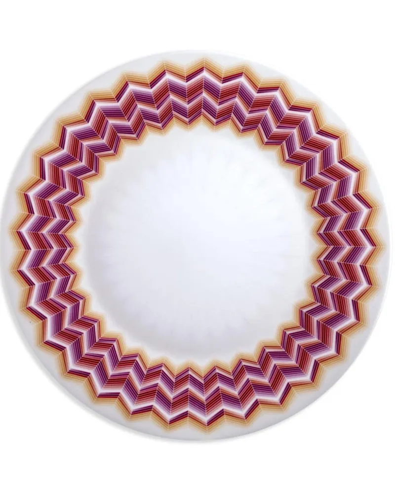 Missoni Home Zig Zag Jarris Teller - Weiß Weiß