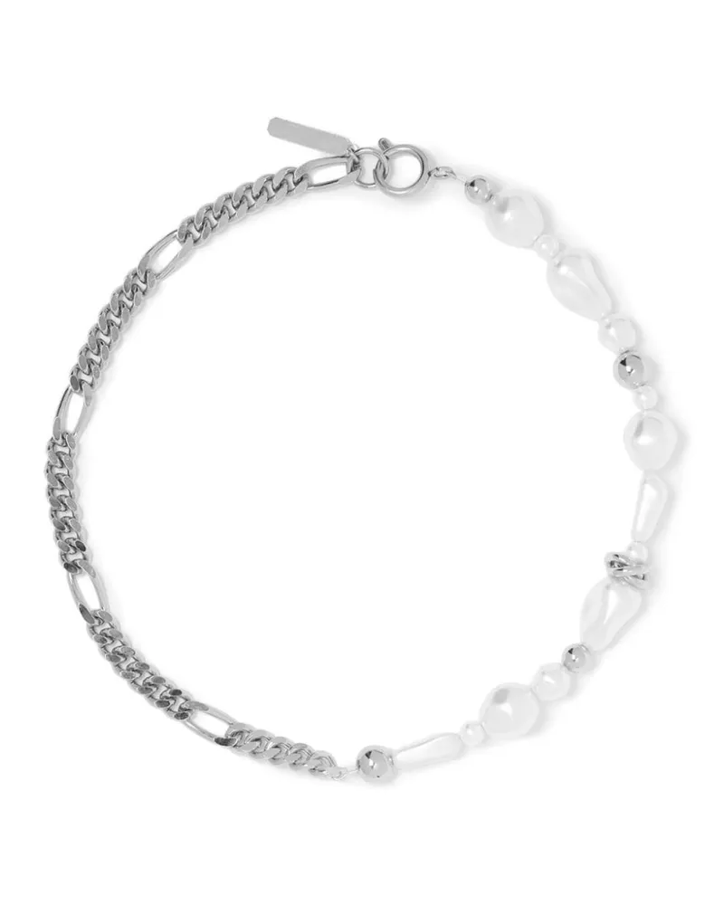 Justine Clenquet Charly crystal choker Silber