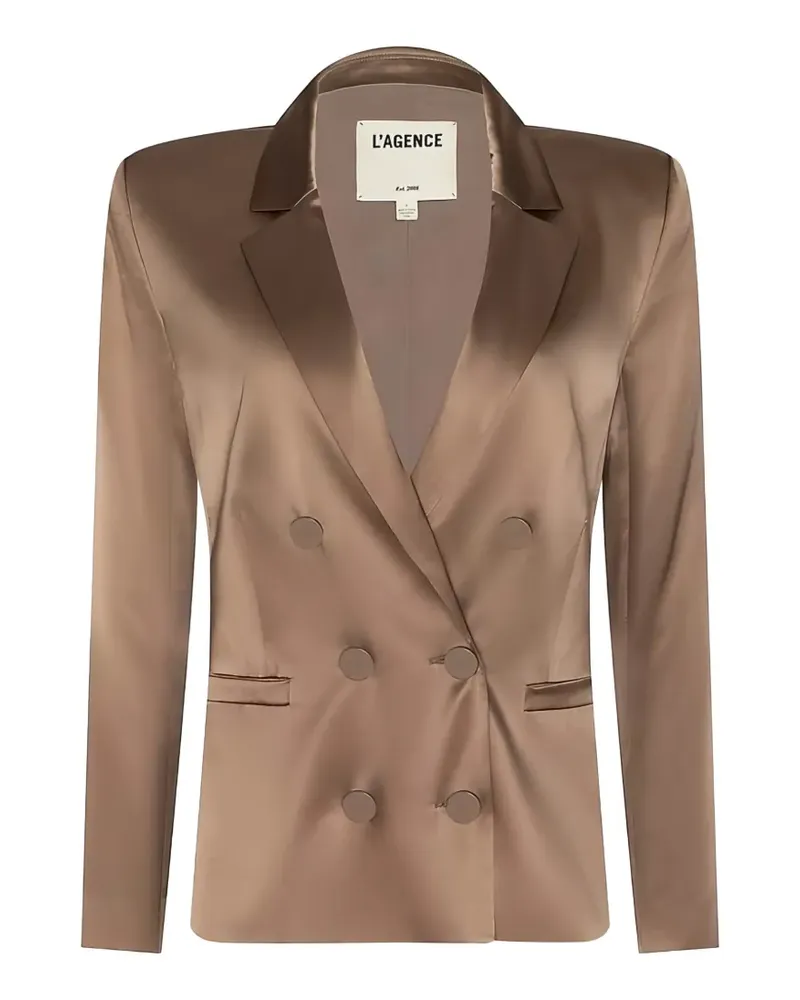 L'Agence Sena double-breasted blazer - Braun Braun