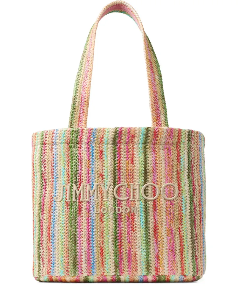 Jimmy Choo Shopper aus Bast - Nude Nude