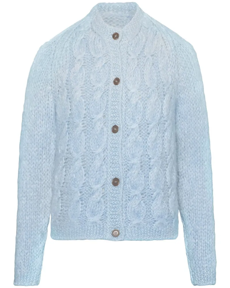 Maison Margiela Cardigan aus Mohairwollgemisch - Blau Blau