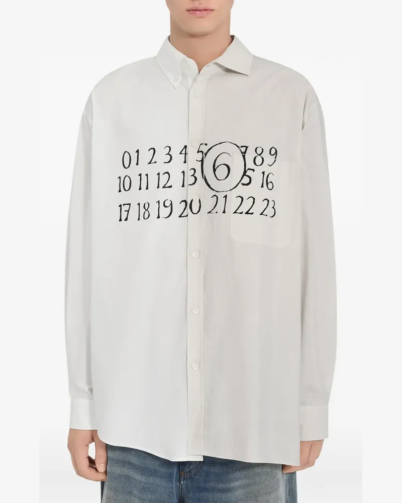 Maison Margiela Asymmetrisches Hemd - Nude Nude