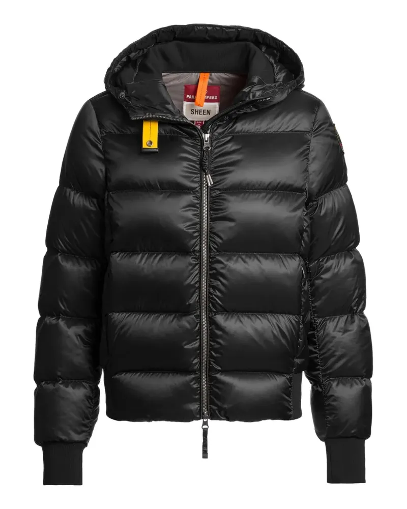 Parajumpers Gesteppte Mariah Kapuzenjacke - Schwarz Schwarz