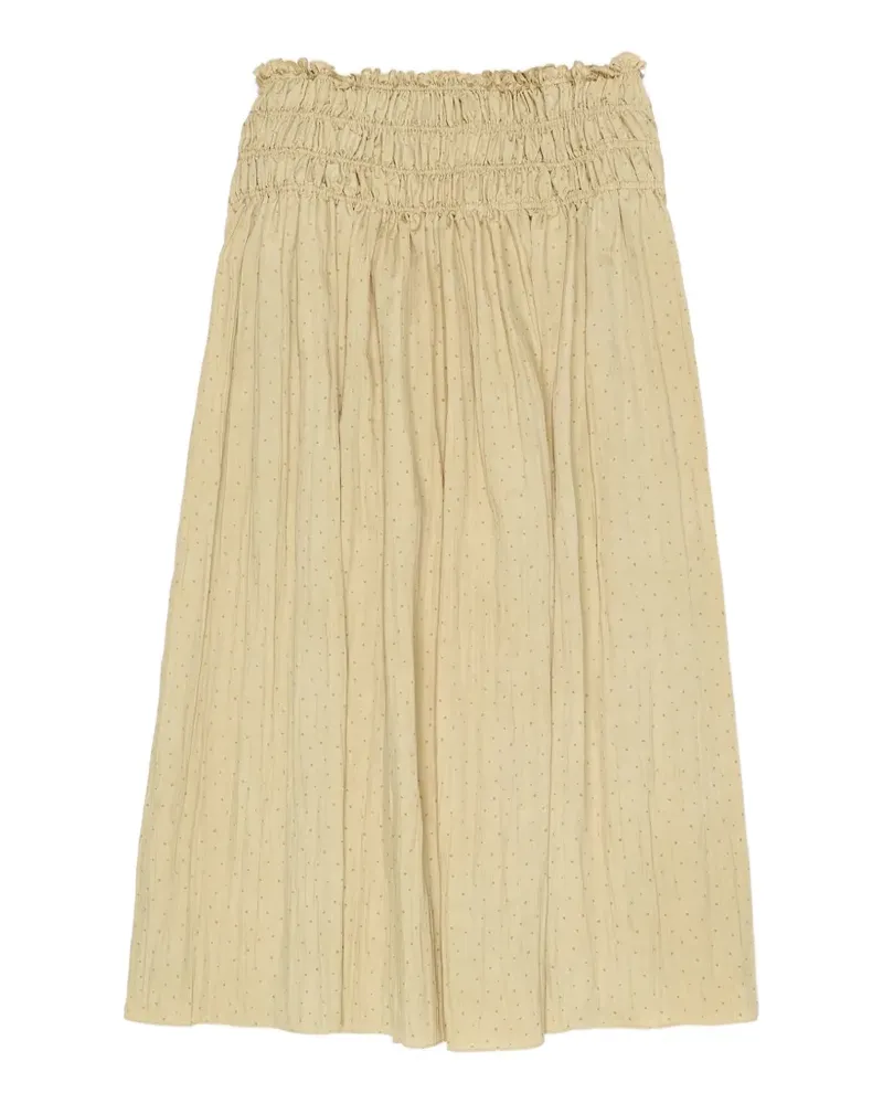 BIMBA Y LOLA Midirock mit Polka Dots - Grün Grün