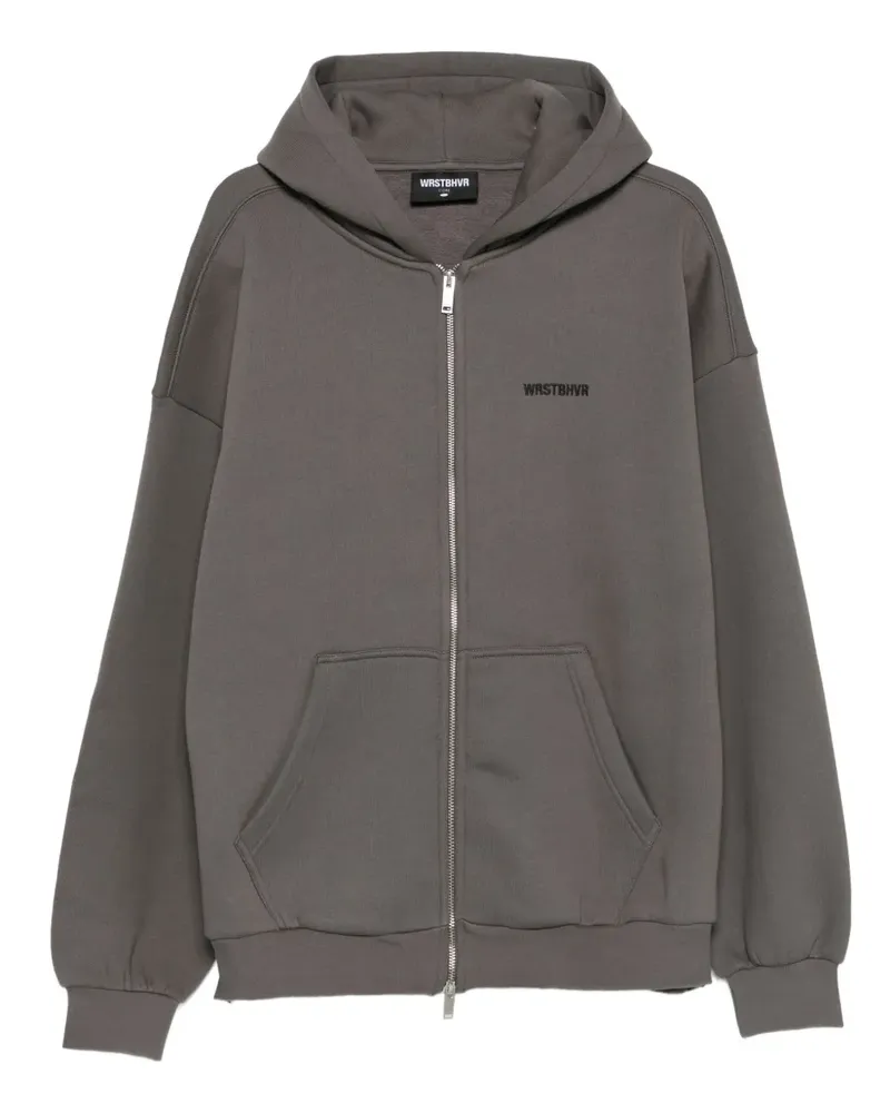 WRSTBHVR zip-up hoodie - Grau Grau