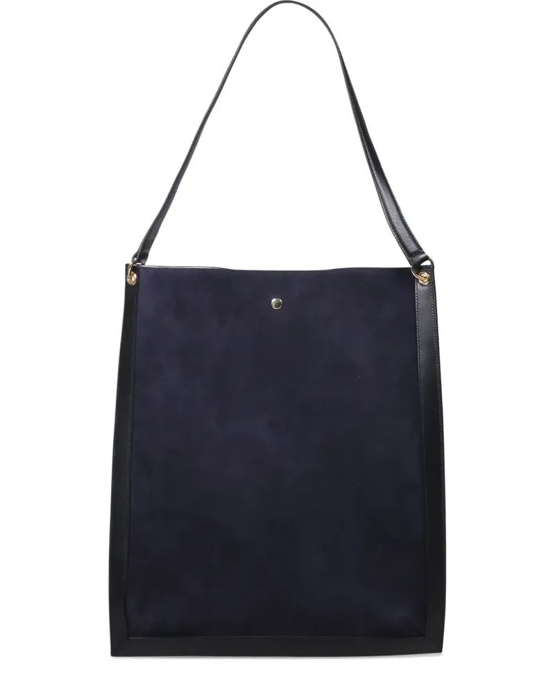 WANDLER Schultertasche aus Wildleder - Blau Blau