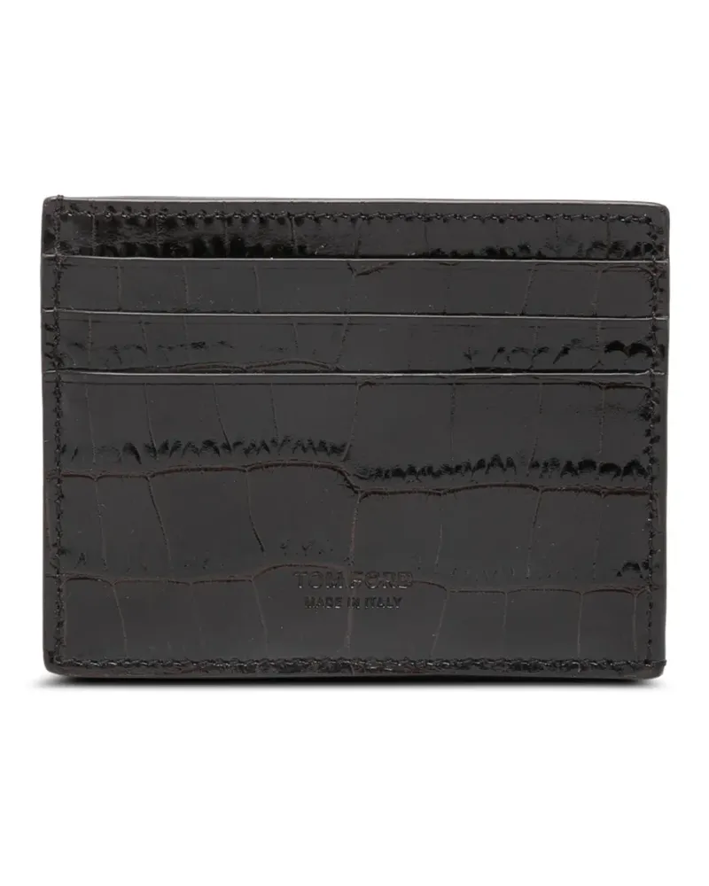 Tom Ford Klassisches Kartenetui - Schwarz Schwarz