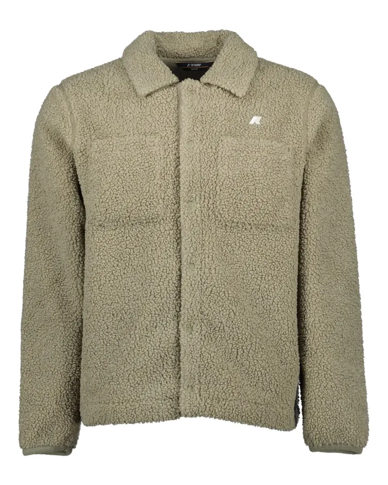 K-Way Cameron Sherpa-Jacke - Grün Grün