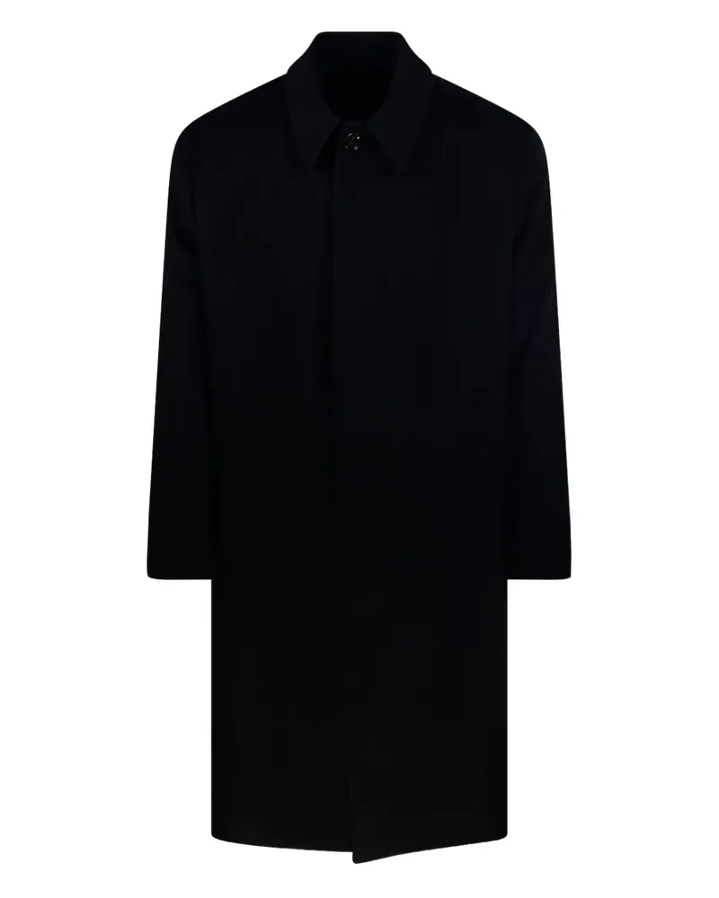 LARDINI button-closure coat - Schwarz Schwarz