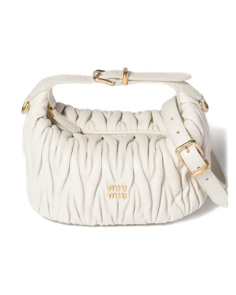 Miu Miu Mini Wander Handtasche - Weiß Weiß
