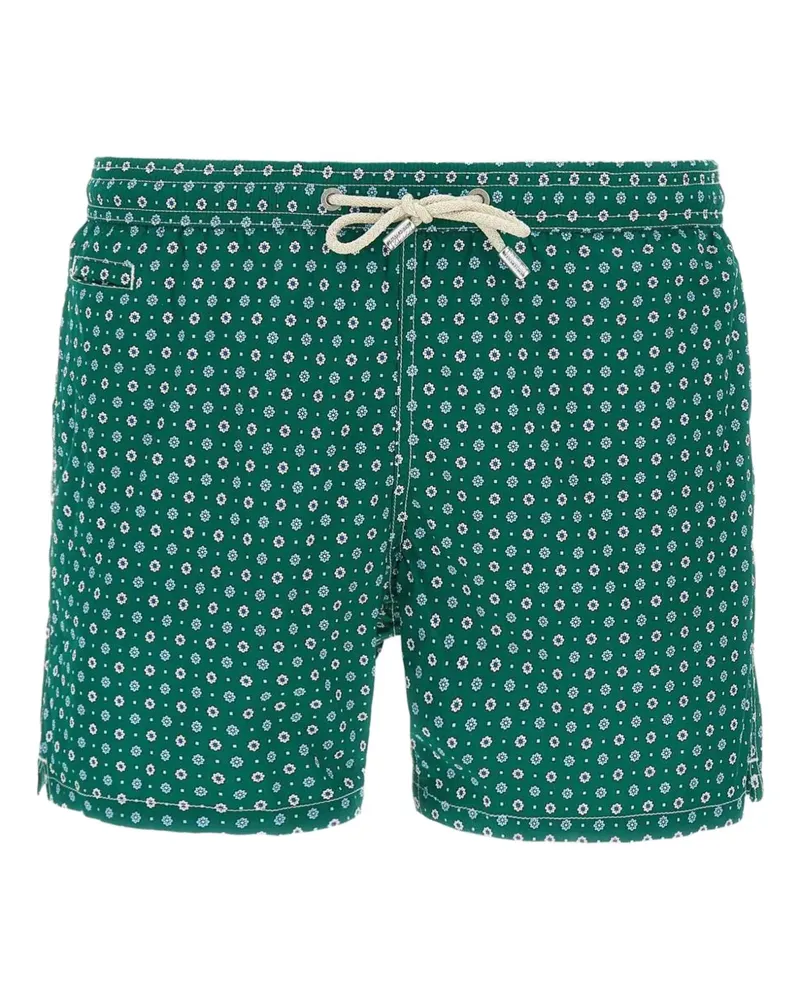 MC2 Saint Barth Badeshorts mit Blumen-Print - Grün Grün