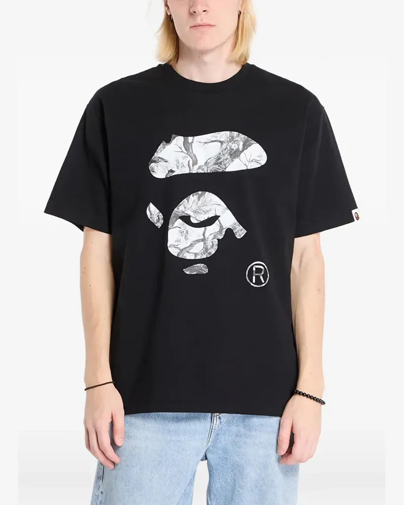 BAPE Klassisches T-Shirt - Schwarz Schwarz