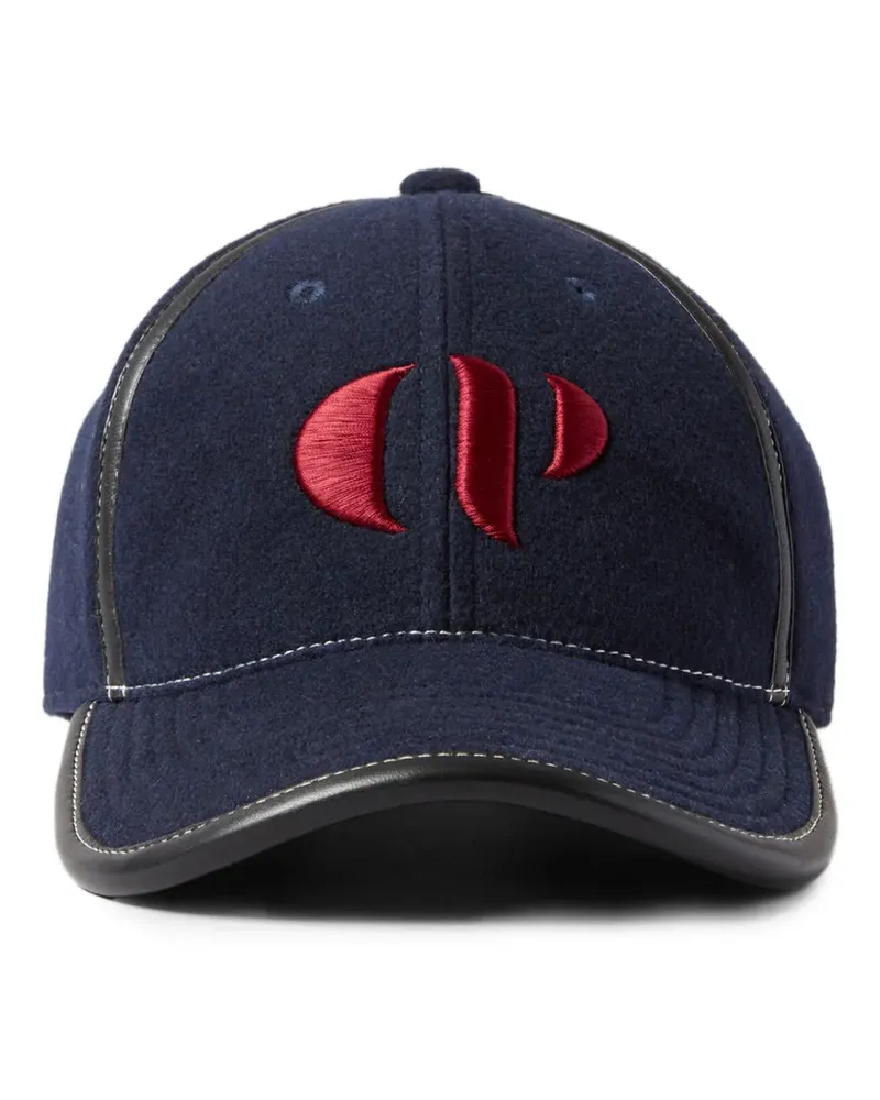 Claudie Pierlot Baseballkappe mit Logo-Stickerei - Blau Blau
