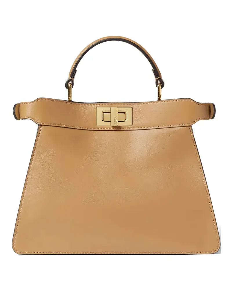 Fendi small Peekaboo ISeeU tote bag - Nude Nude