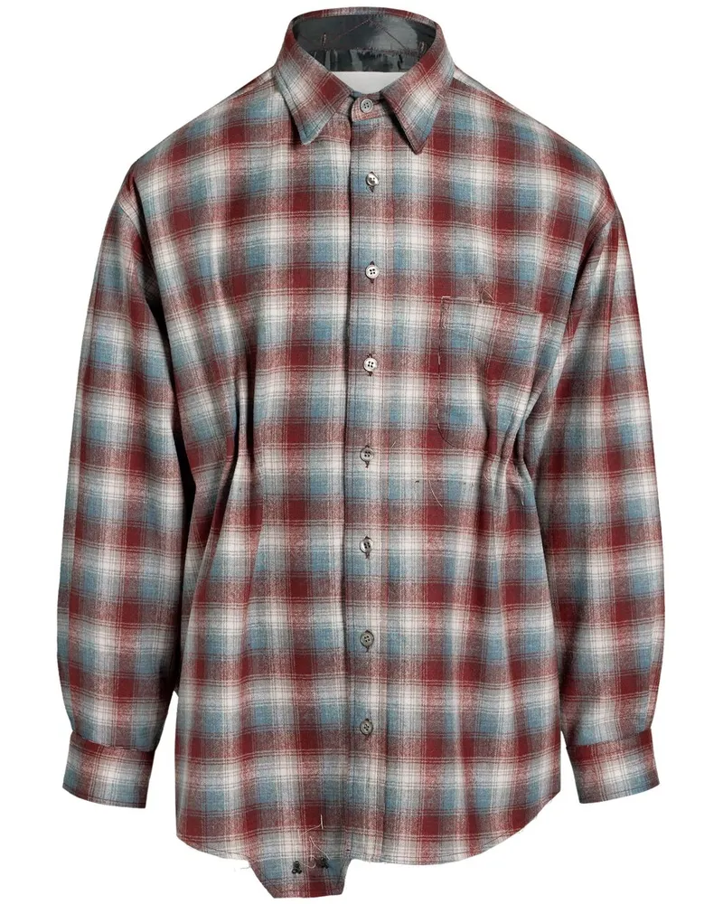 Maison Margiela x Pendleton Hemd mit Karomuster - Rot Rot