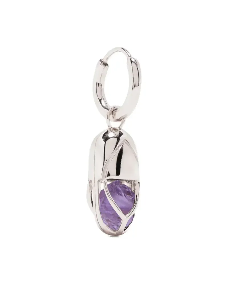 CAPSULE ELEVEN Tropfenanhänger mit Amethyst - Silber Silber