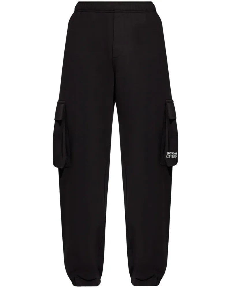 Versace Jeans Jogginghose aus Baumwolle - Schwarz Schwarz