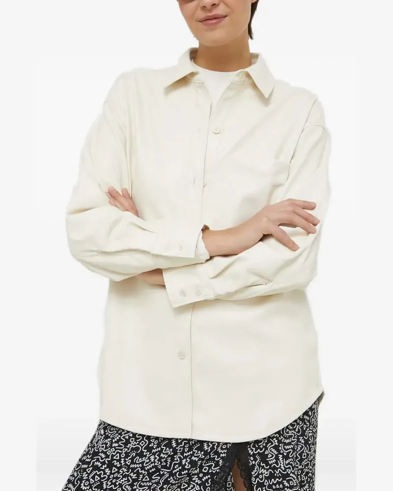 Abercrombie & Fitch buttoned chest-pocket shirt - Nude Nude