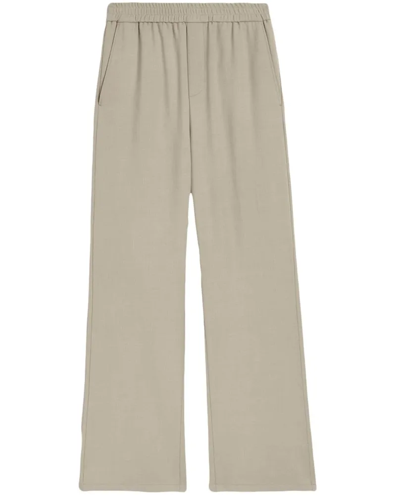 AMI Paris Ami de Coeur Hose mit weitem Bein - Nude Nude