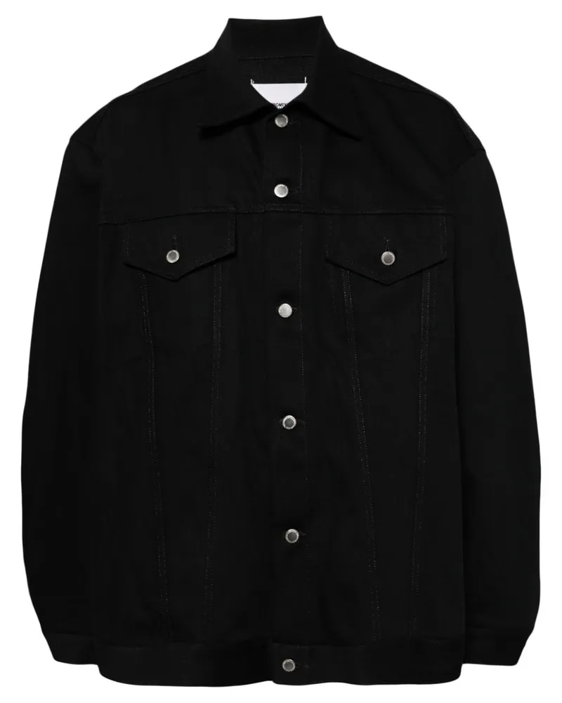 TheSoloIst Jeansjacke mit Knopfleiste - Schwarz Schwarz