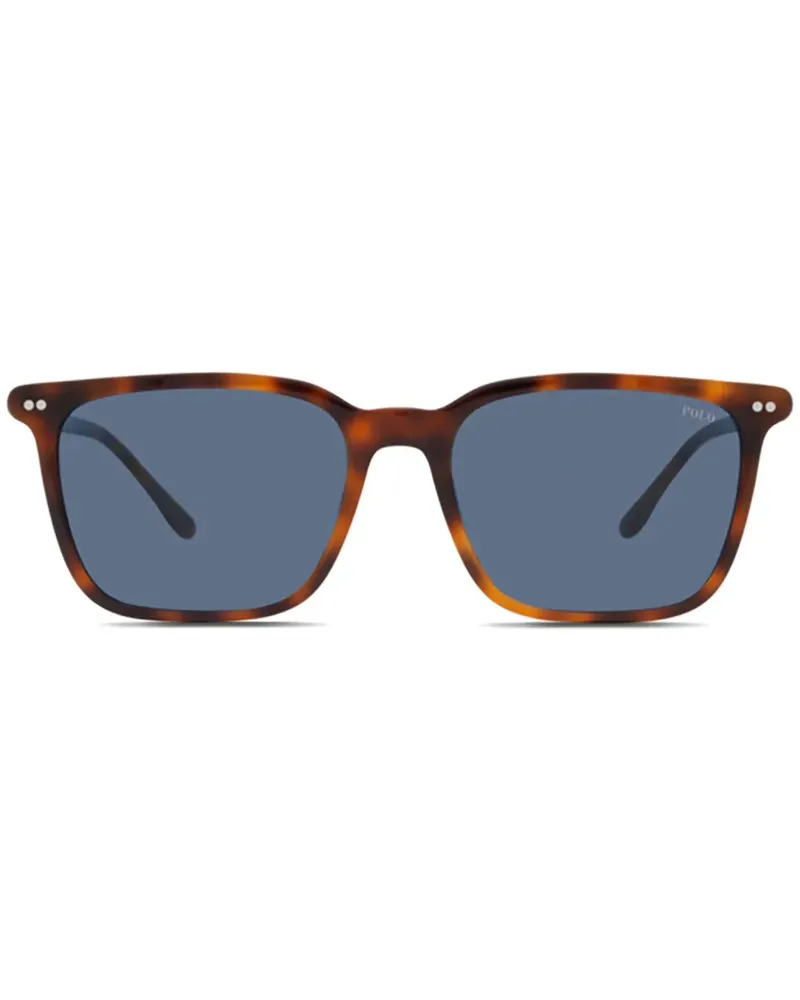 Ralph Lauren Sonnenbrille mit eckigem Gestell - Braun Braun