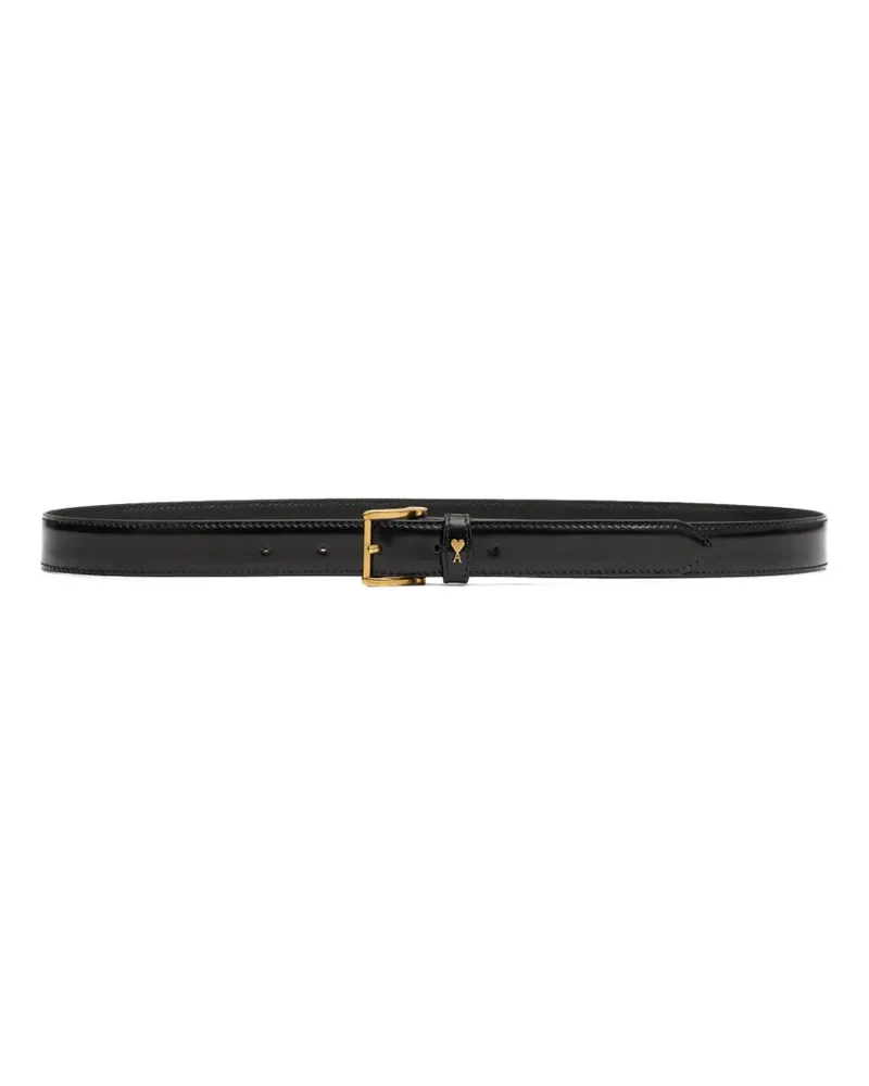 AMI Paris Paris Paris Gürtel 25mm - Schwarz Schwarz