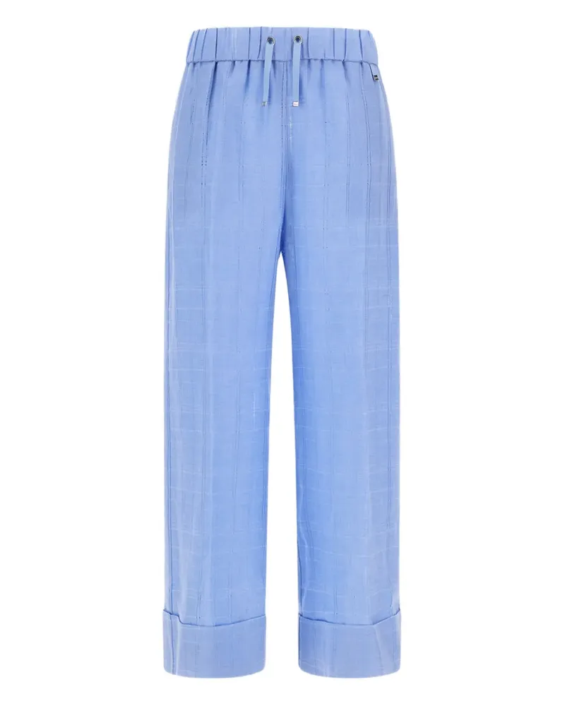 Herno Hose mit elastischem Bund - Blau Blau