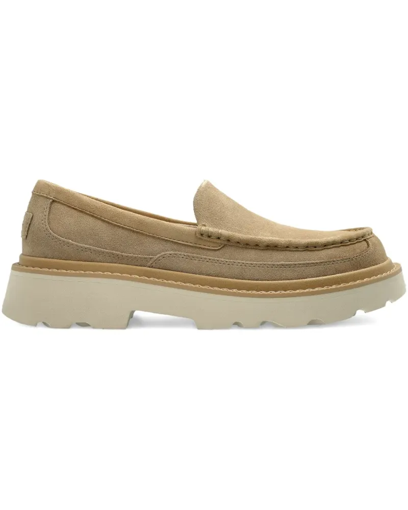 UGG Ascot platform suede loafers - Nude Nude
