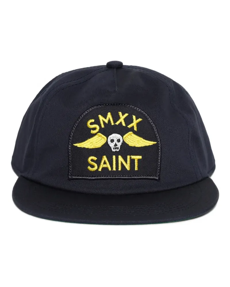 SAINT MXXXXXX logo-patch baseball cap - Blau Blau