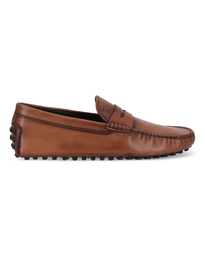 TOD'S Gommino leather loafers - Braun Braun