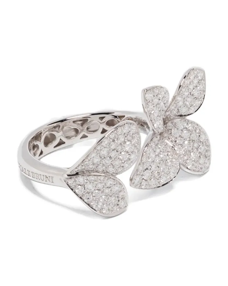 Pasquale Bruni 18kt Giardini Segreti Weißgoldring mit Diamanten - Silber Silber