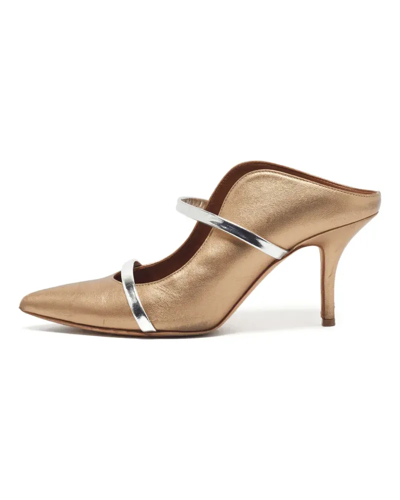 Malone Souliers Maureen Mules mit Riemen - Gold Gold