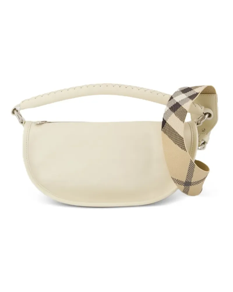 Burberry Karierte B-Clip Schultertasche - Nude Nude