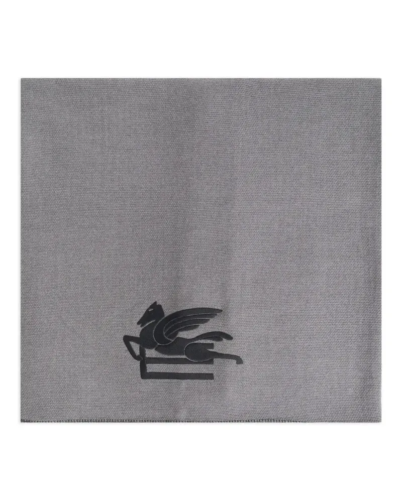 Etro Pegasus Decke - Grau Grau