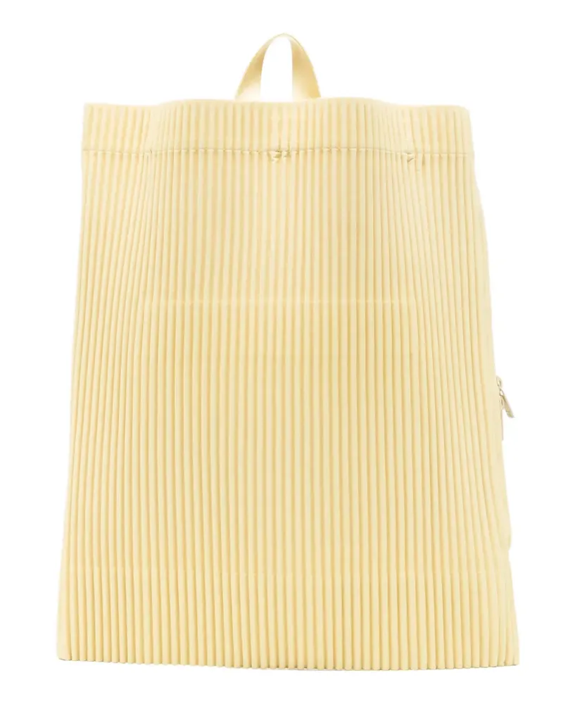 Issey Miyake Pleats backpack - Gelb Gelb