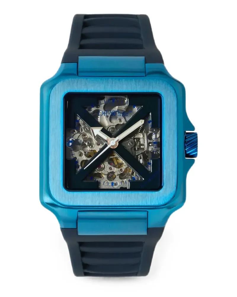 OFF-WHITE Proto Auto 42.8mm watch - Blau Blau